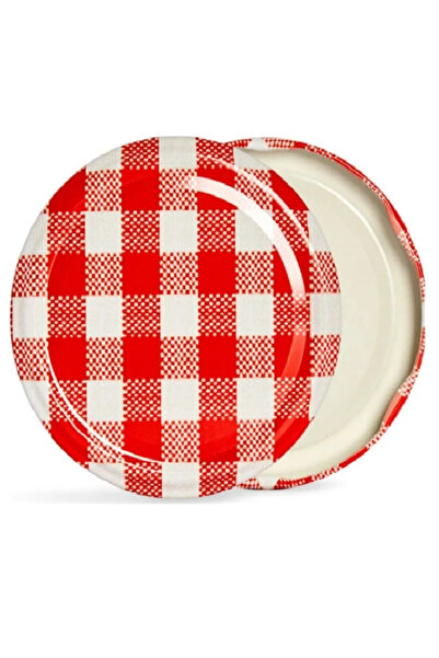 ZenGlow 6-Piece Magnolia Glass Glass Magnolia Pudding Colorful Plaid Cover Dessert Cup Bowl Set 330 Cc