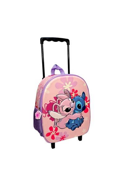 Stitch Troler 3D, 32x26x11cm, multicolor, bretele ajustabile si intarite, Happy, Stitch, Disney