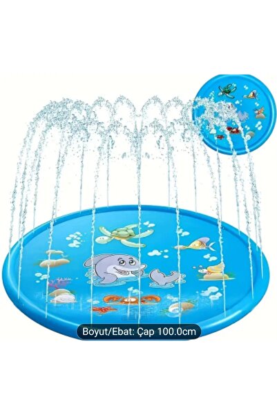 HAVUZDAN 100 CM AÇIK HAVA SU FIŞKIRTMALI HAVUZ OYUNCAĞI BAHÇE HAVUZU 3+ YAŞ