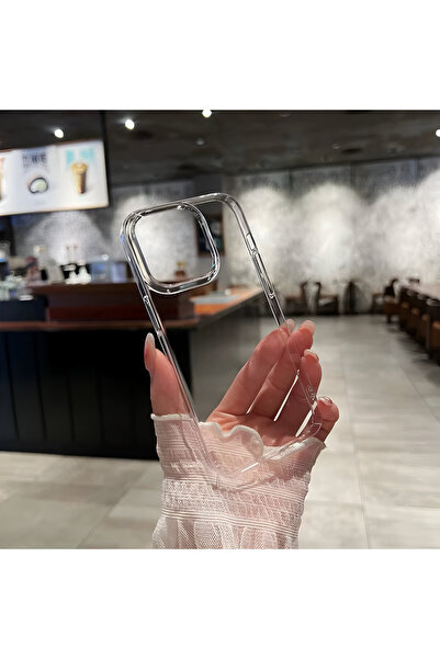 HYPERSOFT Iphone 15 Pro (6.1 inç) Uyumlu Şeffaf Slim İnce Mika Kılıf