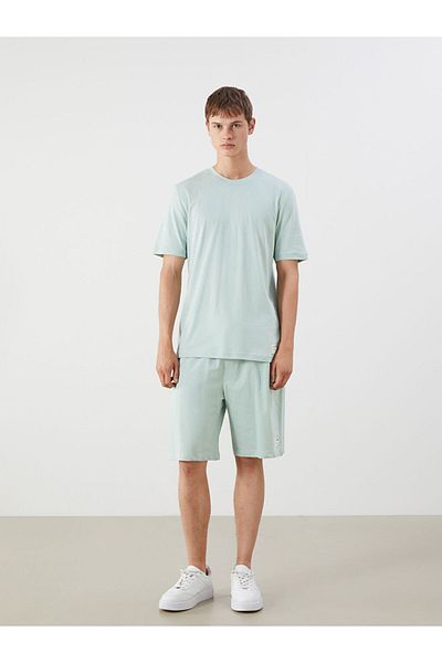LC Waikiki New Season Crew Neck Βαμβακερό Ανδρικό Tisort - S5N342Z8