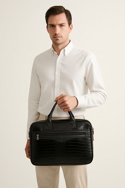 Çantacım Laptop Bag Sketch with Document Compartment 15.6" Inch Slim