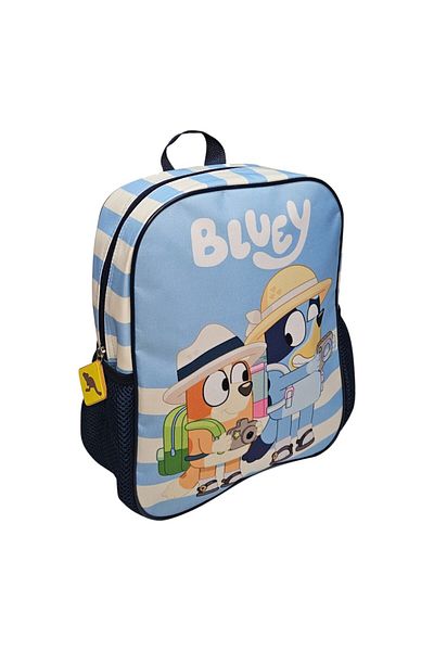 bluey Ghiozdan gradinita, 29x24x10 cm, bretele ajustabile si intarite, albastru, Bluey