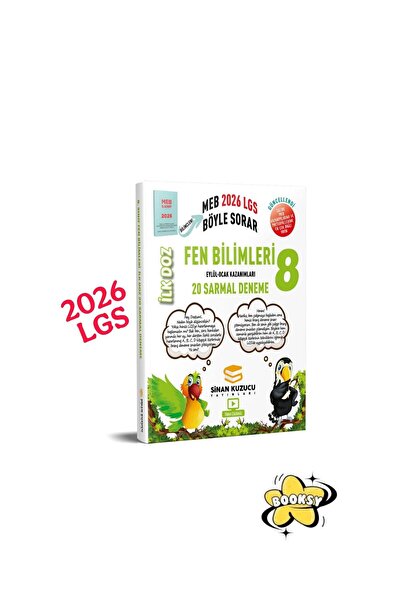 SİNAN KUZUCU YAYINLARI 8. Sınıf | İlk Doz Sarmal Branş Denemeleri FEN BİLİMLE...