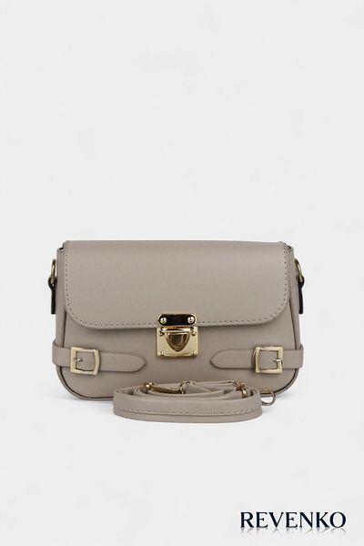 REVENKO Medium Size Zippered Shoulder Bag with Flap - Crossbody Bag