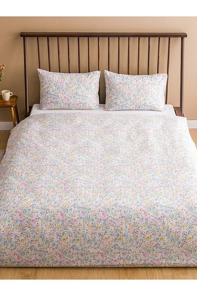 LC Waikiki Flower Printed Double Duvet Set