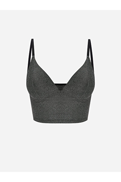 LC Waikiki Ολοκαίνουργιο μπουστάκι χωρίς επένδυση και χωρίς γέμιση, με λαμπερ...