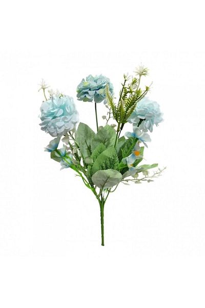 OEM Flori artificiale, buchet de 7 tulpini, 30 cm, albastru