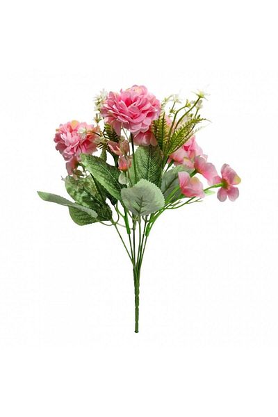 OEM Flori artificiale, buchet de 7 tulpini, 30 cm, roz deschis