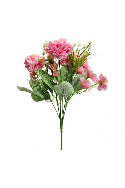 OEM Flori artificiale, buchet de 7 tulpini, 30 cm, roz deschis