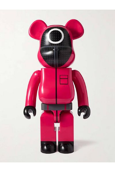 bearbrick شخصية حارس لعبة الحبار الدائرية 1000% (72 سم)