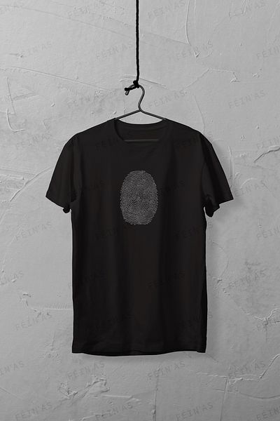 feinas Ανδρικό Tshirt - Δακτυλικό αποτύπωμα