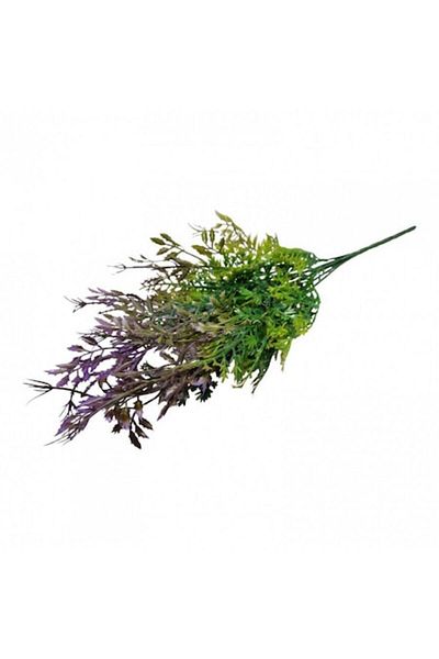 OEM Buchet de frunze artificiale, 7 tulpini, 45 cm, nuanțe de violet