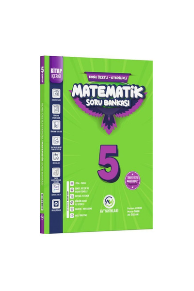 AV YAYINLARI Av Yayınları 5. Sınıf Matematik Kazanım Etkinlikli ve Soru Bankası