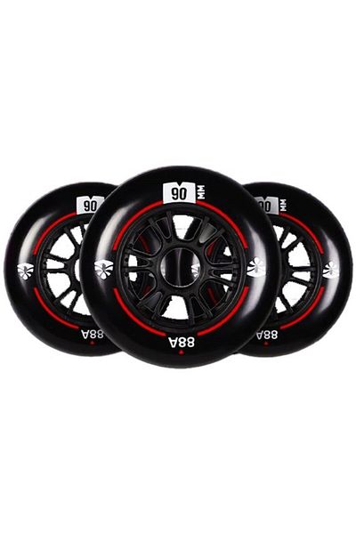 Flying Eagle Fe Shr Speed ​​Black 90mm Skate Wheel Set of 3