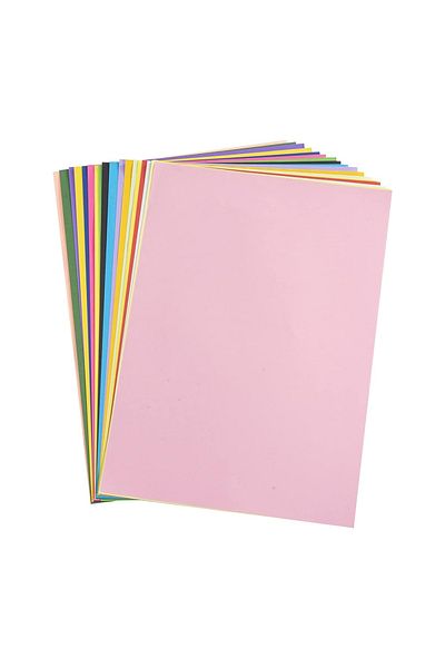 ALPJOY A4 Colored Paper Mixed 5 Colors Pack of 100