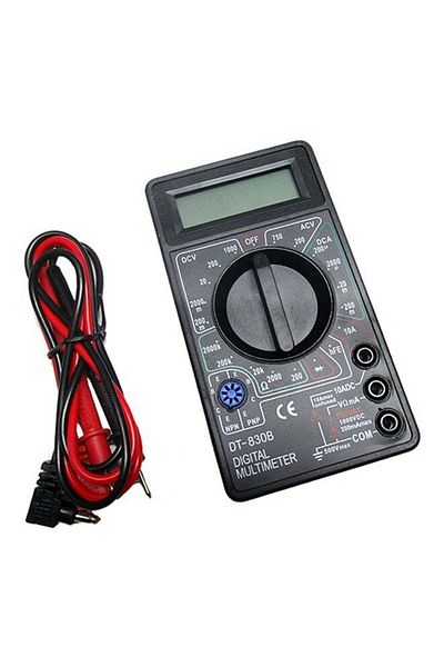 GENERAL Digital Multimeter Black 20x15x3cm