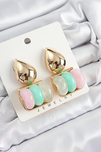 Leyaton Lwlhmrs-Ieg Ieg ™   Brass Mixed Color Vintage Model Women's Earrings ...