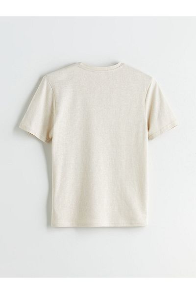 LC Waikiki New Season Crew Neck Combed Cotton Ανδρικό Tisort - S5R283Z8