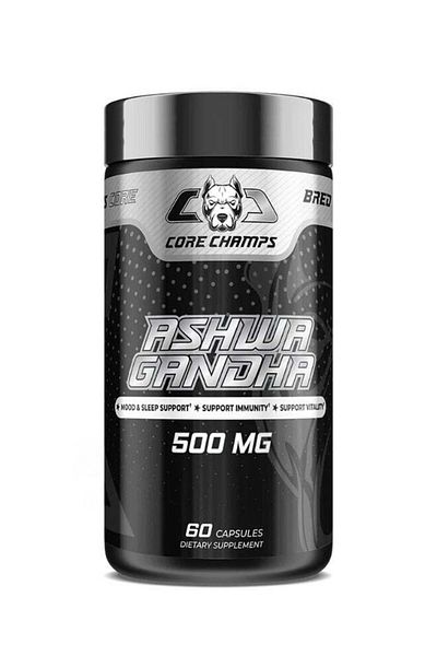 Core Champs Ashwagandha, 500mg, 60 capsules