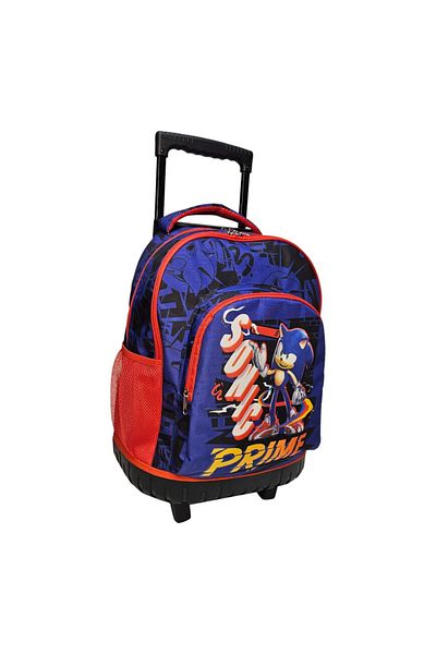 Sonic Multicolored trolley with adjustable and reinforced straps, Grande, two compartments, 44x33x23 cm, Sonic
