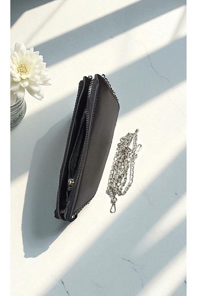 marufshop Geantă de mână și de umăr pentru femei, cu curea reglabilă, cu detalii de mărgele