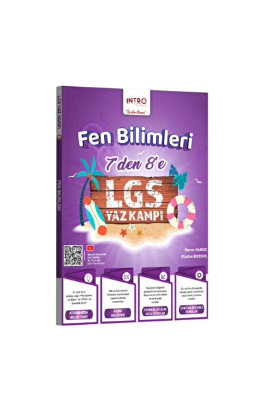 Bes Yayınları İntro Yayınları 7 den 8 e LGS Fen Bilimleri Yaz Kampı