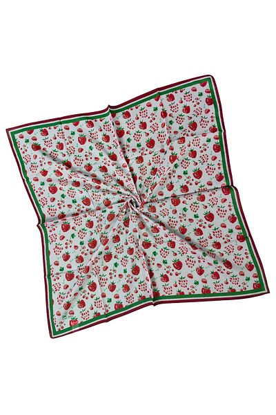mim eşarp Valino Soft Cotton Children's Patterned Scarf 70X70 cm