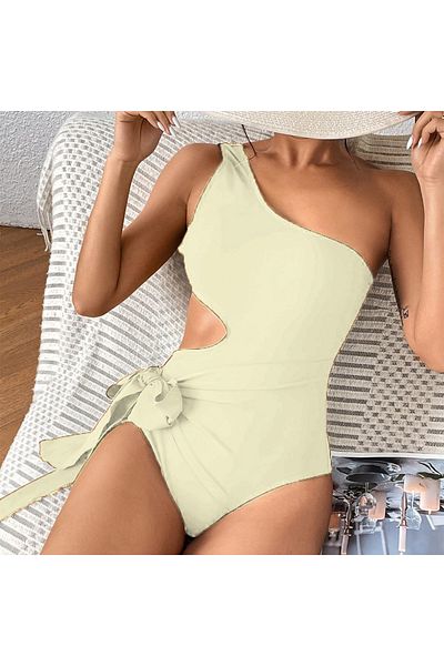 EZRA Women's Swimsuit One Shoulder Recovery Effective Women's Swimsuit