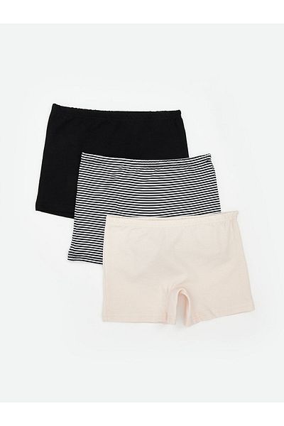 LC Waikiki Pink Girl's Boxer 3-Piece