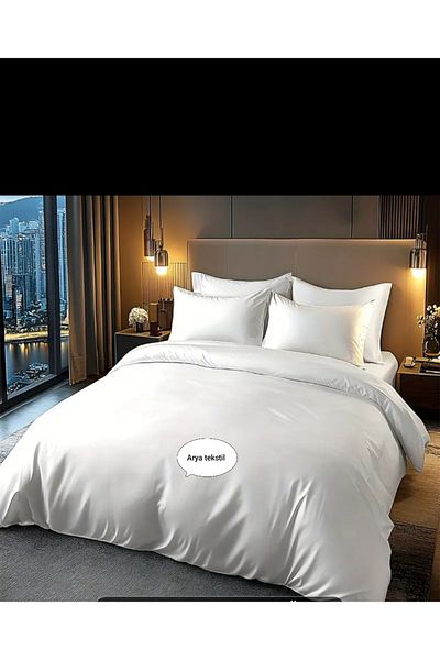 Arya Tekstil Antre Double Personality Bedding Set White
