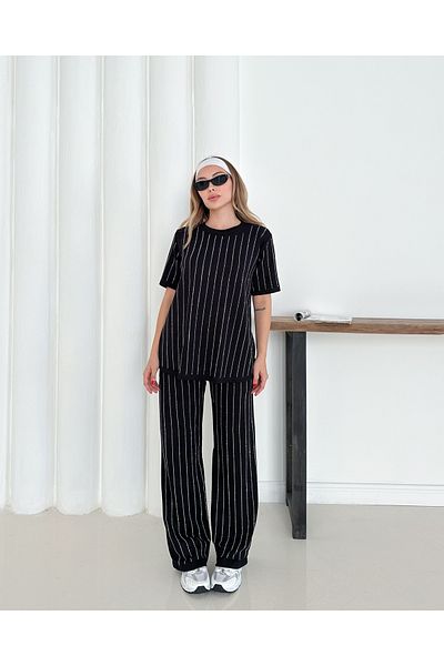 Louen lucie Double Suit Modal Fabric with Stones