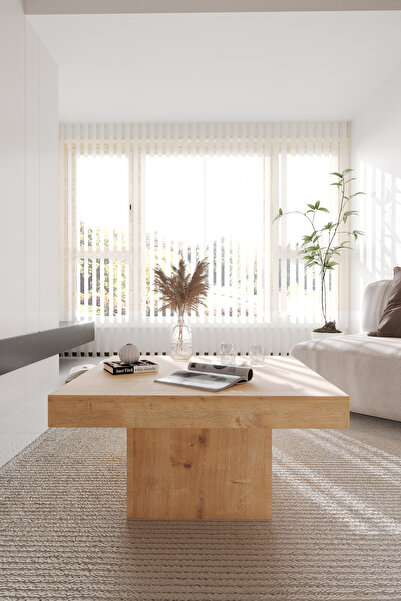 OBİ Atölye VOLKA Orta Sehpa 72x72 cm İskandinav Stili Küp Sehpa