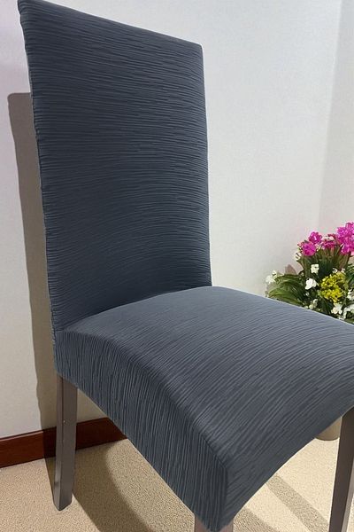 Hazineci Bey Κάλυμμα καρέκλας Jacquard Εύκαμπτο και ελαστικό κάλυμμα καρέκλας 6 τεμαχίων