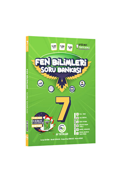 AV YAYINLARI Av Yayınları 7. Sınıf Fen Bilimleri Soru Bankası