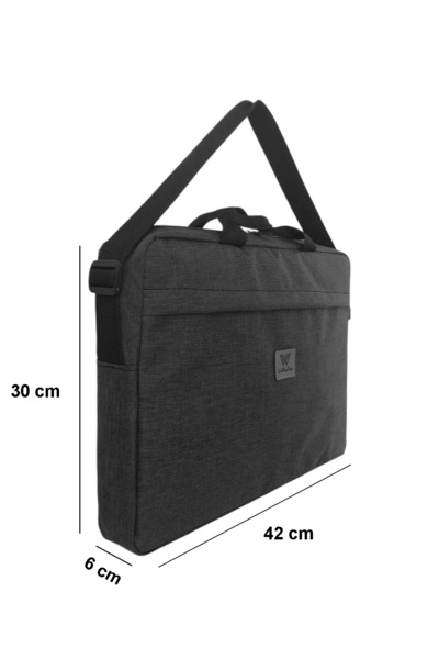 Wallery Bags Laptop Evrak Çantası – Hafif ve Taşınabilir – Suya Dayanıklı, Askılı, Günlük Ofis Kullanımına Uygun.