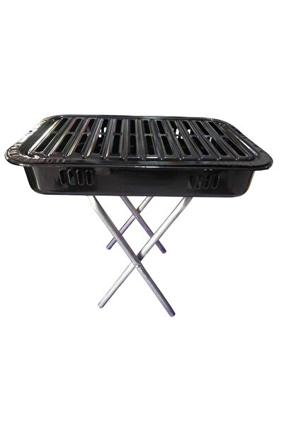 NOVAAVM 40 lık Mangal Paslanmaz Emaye Ayaklı mangal