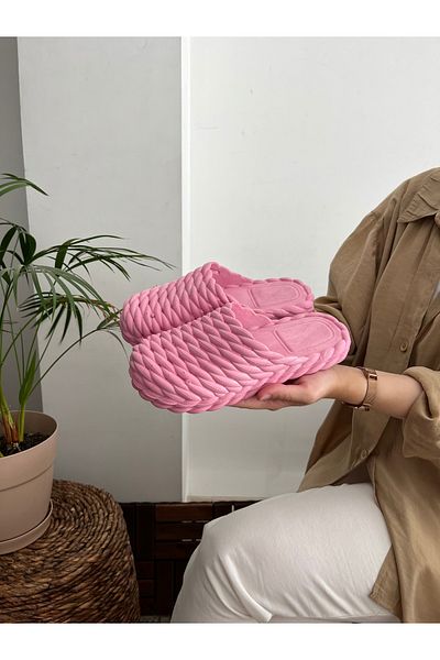Behtah Kundura Closed Front Non-Slip Sole Slippers Balcony Bathroom Pool Seaside Beach Pool Daily Slippers
