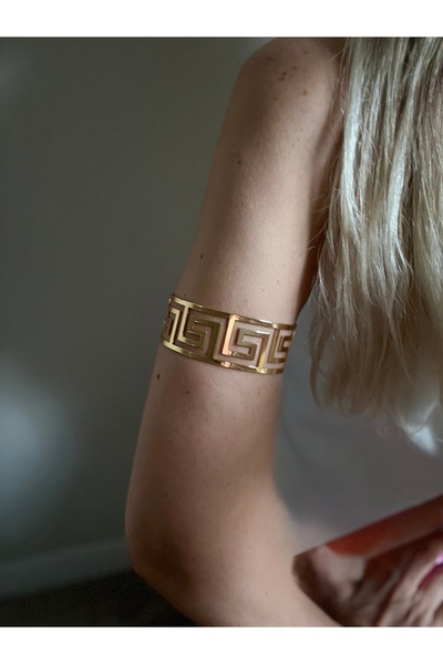 Rossetto Atelier سوار ذهبي متاهة بازو