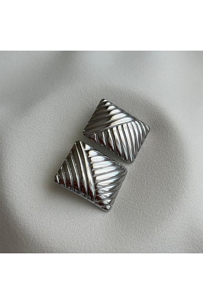 Arye Aksesuar Vintage Steel Earrings