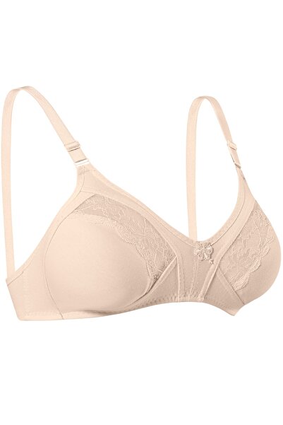 Ebru Minimizer Cotton Combed Lace Interlining Gathering Bra Ebr1007
