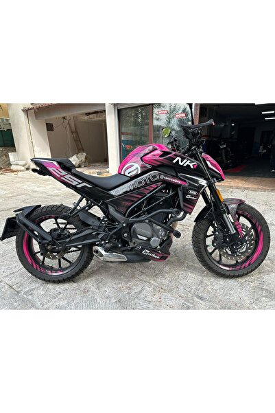 Motiker CFMOTO NK250 2024-2025 Yeni Kasa Parçalı Kaplama Modeli Circle Pink