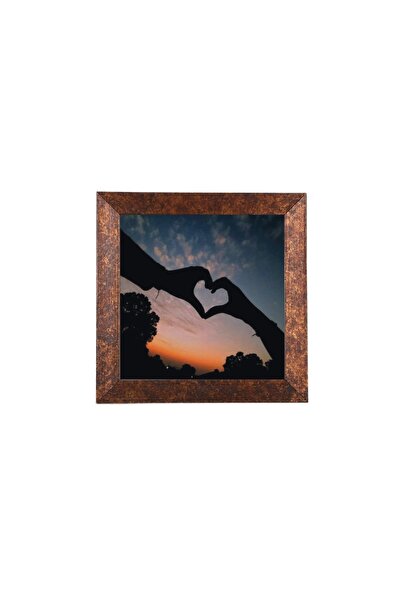 asel sanat إطار صور 30×30 - إطار مربع - للاستخدام على الطاولة - بدون زجاج مع ...