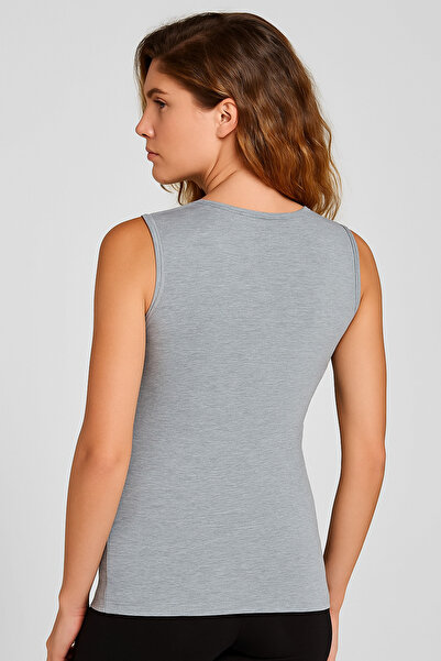 Gawzera Berrak Women's 2-Piece Thick Strap Crew Neck Elastane Undershirt