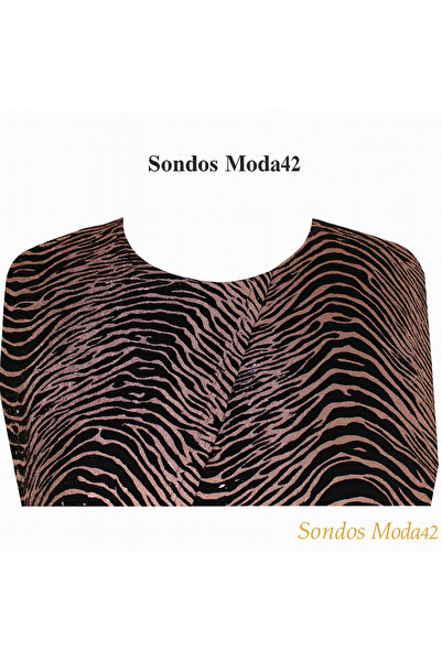 HESNA Μαύρο Zuhal με μπουφάν Plus Size Κομψό Μοτίβο Μητέρα Βραδινό Φόρεμα