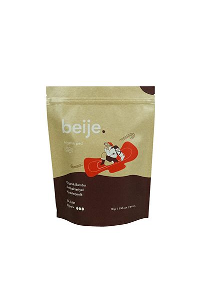 beije Organic Bamboo Super+ Pad 10 Pcs