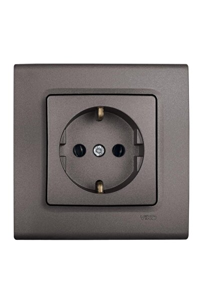 VİKO LİNNERA LİFE ANTRASİT TOPRAKLI PRİZ ÇERÇEVELİ