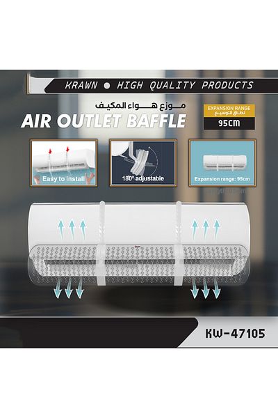 Generic Transparent Air-Conditioning Deflector Without Punching Blowing to Block the Wind