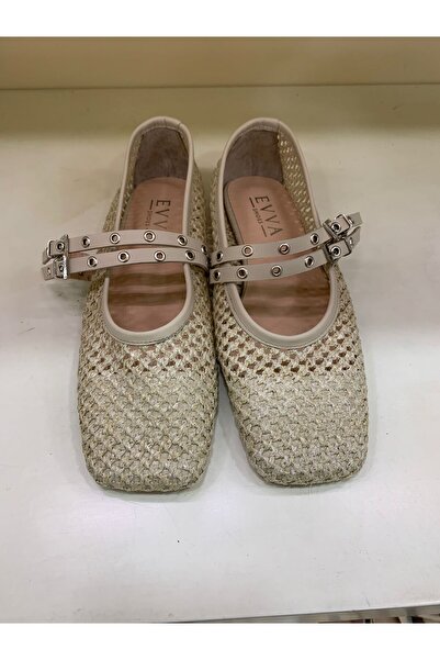 evva shoes GÜNLÜK ÇOK RAHAT HASIR BABET
