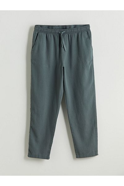 LC Waikiki New Season Comfortable Fit Linen Look Men's Trousers - S5Pr77Z8